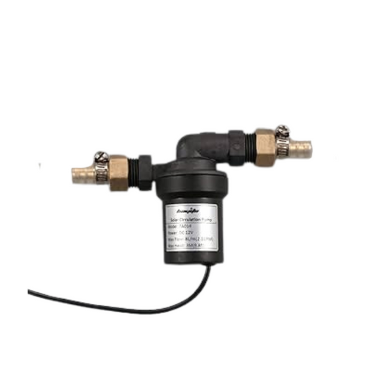 S CIRCULATION PUMP 12V BRASS ENDS